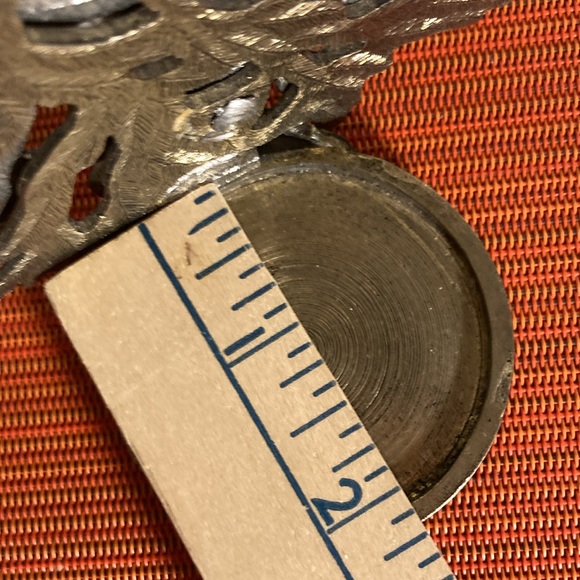 Metzke vintage fir tree with birds pewter silver and gold - Picture 12 of 16